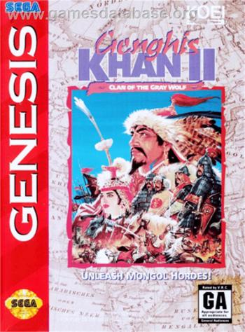 Cover Genghis Khan II - Clan of the Gray Wolf for Genesis - Mega Drive